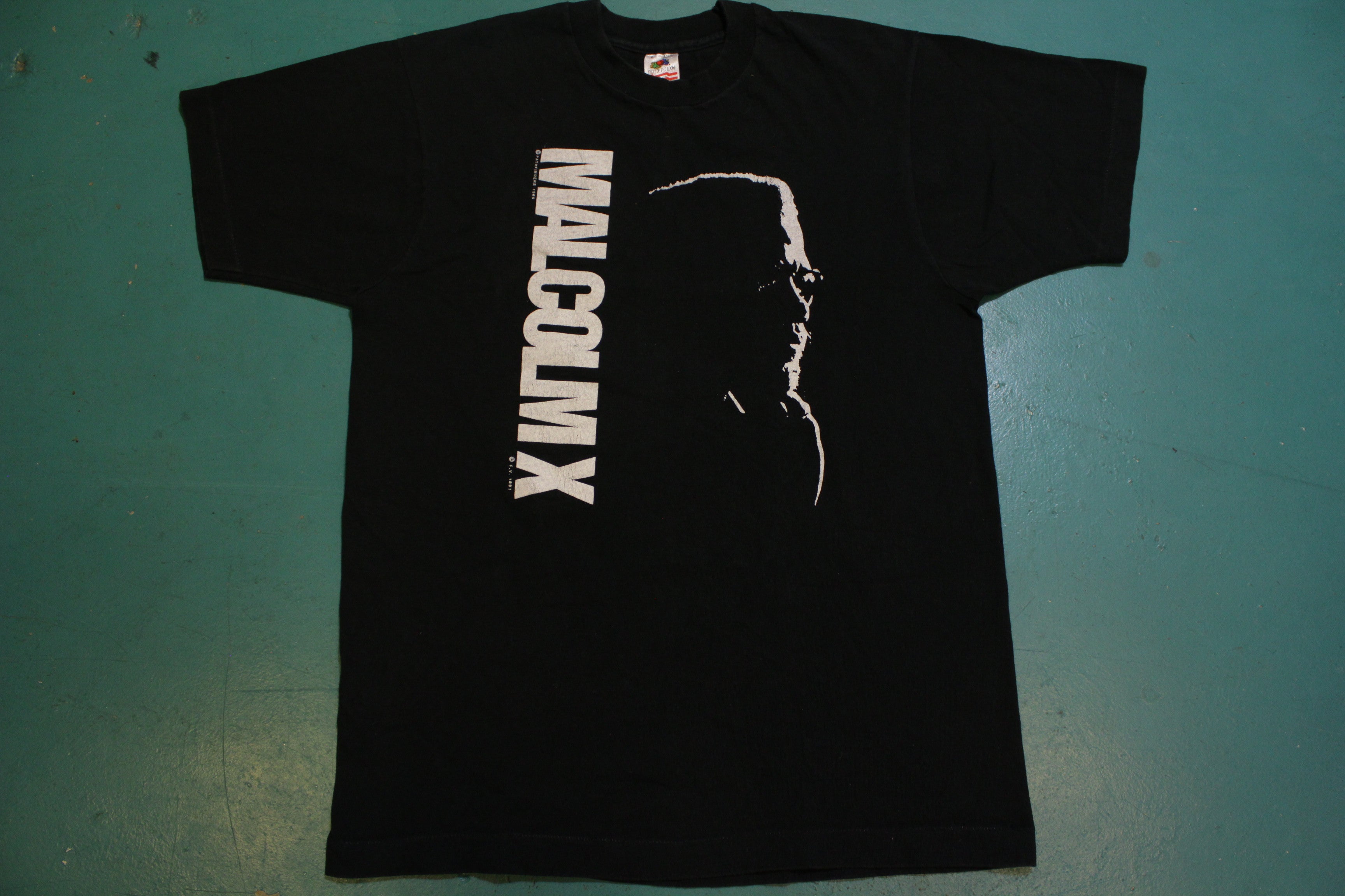 Malcolm X Vintage  Single Stitch USA Fashion Victim T Shirt