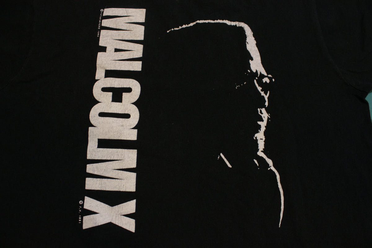 Malcolm X Vintage 1991 Single Stitch USA Fashion Victim T-Shirt