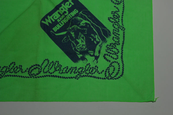 Wrangler Bullfighting Jeans Vintage 80's Bandana Handkerchief Headband