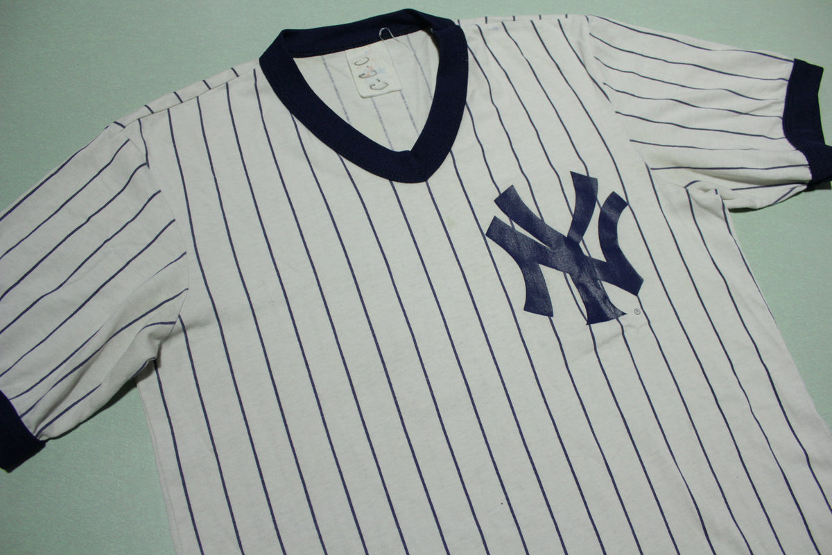 New York Yankees Vintage 80's 90's Babe Ruth # 3 Majestic Pinstripe Jersey Made in USA