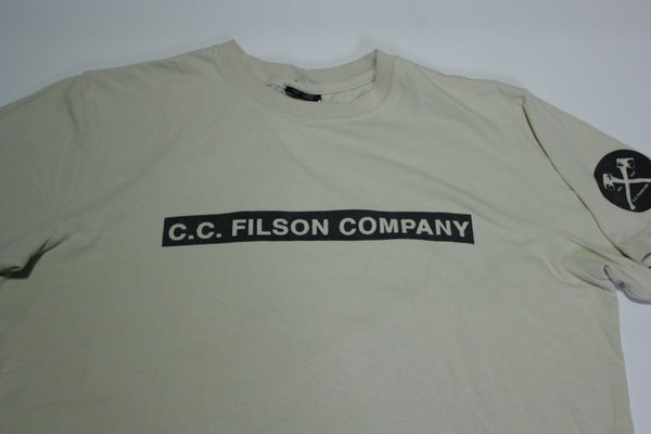 C.C. Filson Company Through Any Weather Big Graphic Made in USA T-Shirt