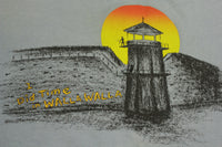 Walla Walla Doing Time Vintage 90's State Penitentiary Prison Single Stitch Jerzees T-Shirt