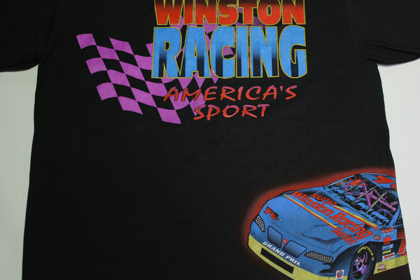 Winston Racing America's Sport Vintage 1997 Nascar Wrap Around Line Up T-Shirt
