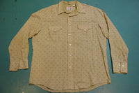 Round Up Made In USA 70's Vintage Pearl Snap Western Wear Shirt