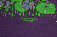 Morning Sun Vintage 80's Spring Purple Rain Crewneck Sweatshirt