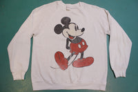 Mickey Mouse Vintage 80's Stedman Made in USA Crewneck Disney Sweatshirt