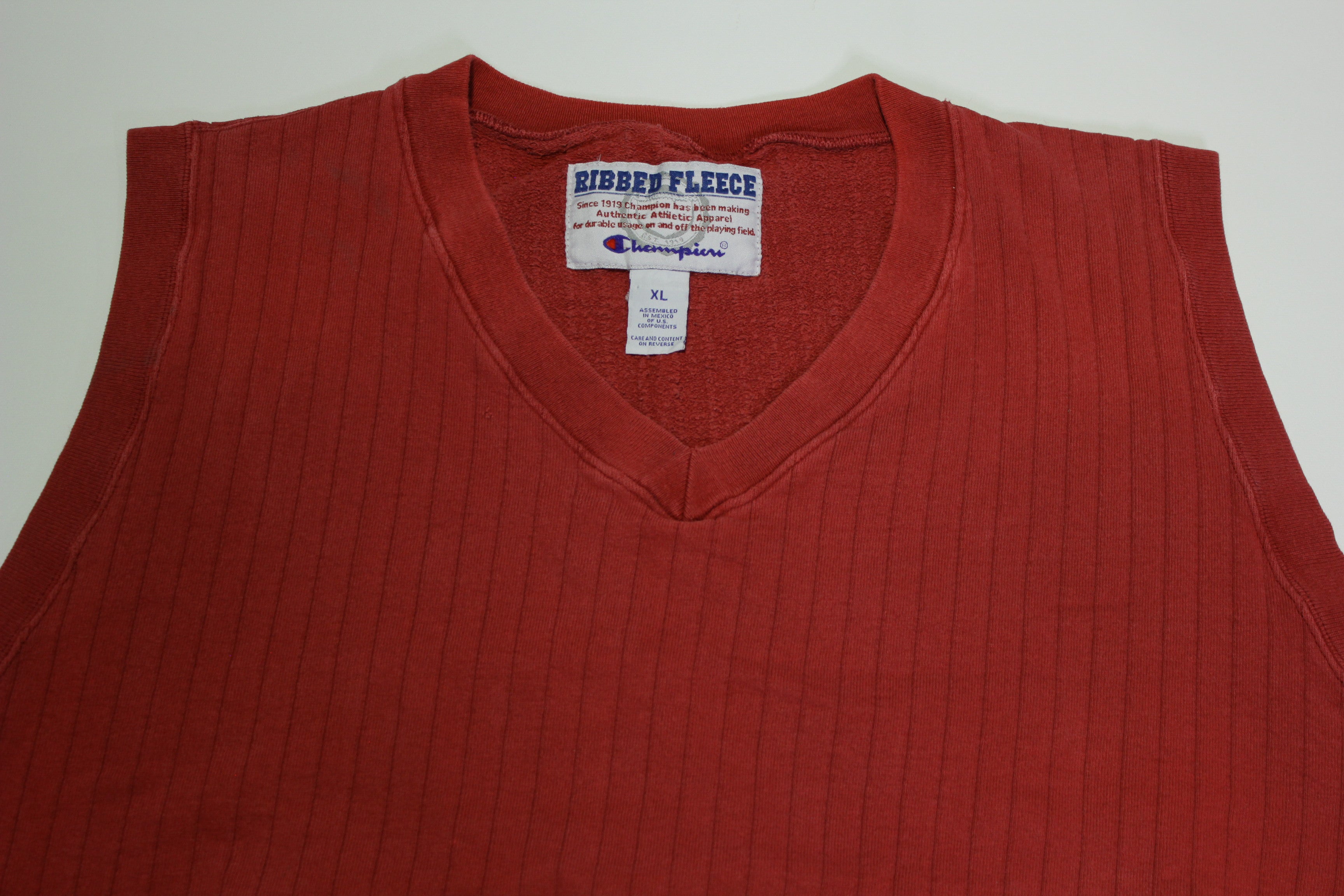 Champion sweater vest vintage hotsell