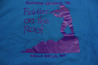 Fiddler on The Roof Vintage 80's Walla Walla Made in USA Crewneck 1986 Sweatshirt