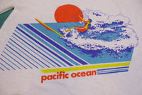 Pacific Ocean Surf Vintage 80's Made in USA Capri Night Long Sleeve T-Shirt