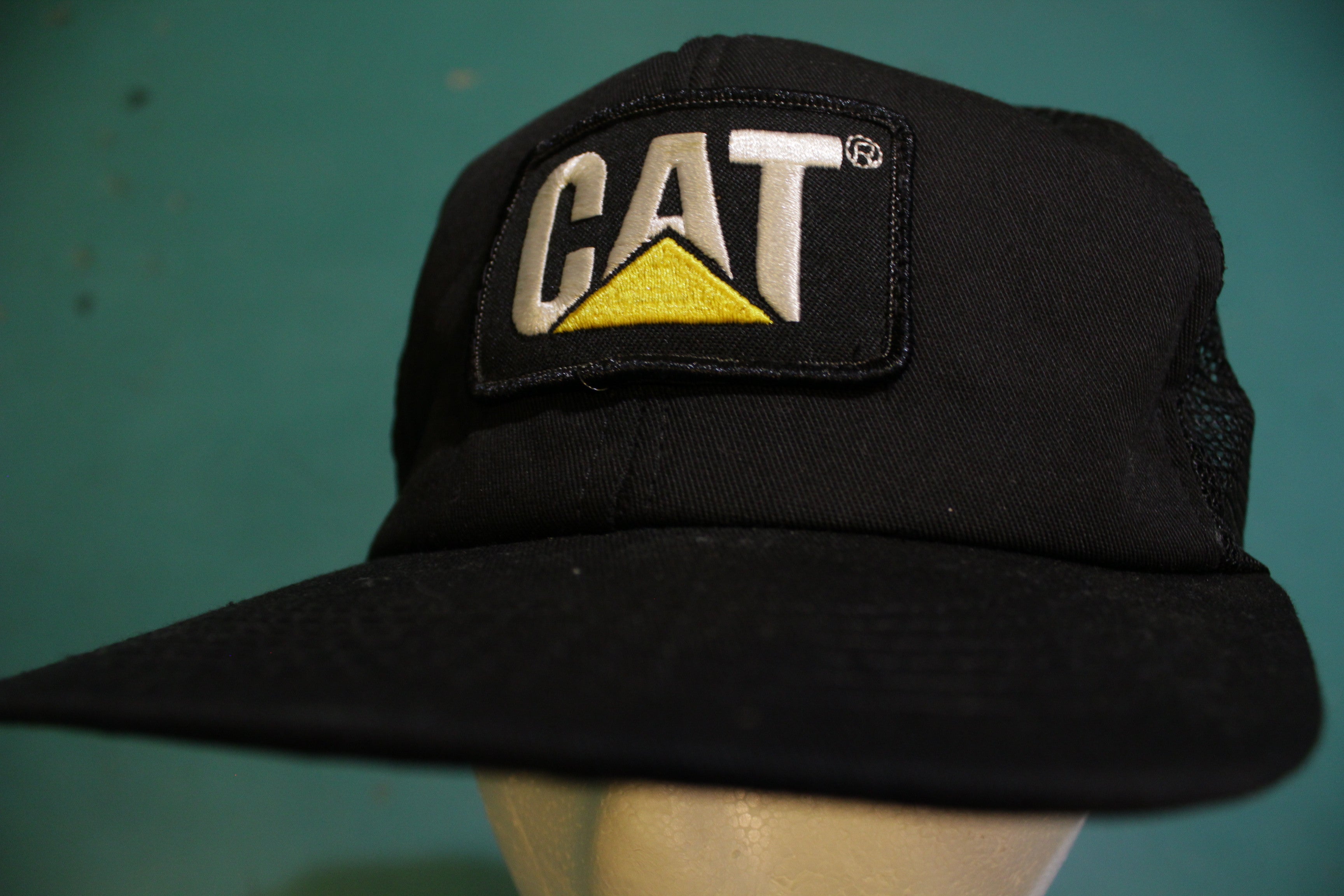 Cat Tonkin Made in USA 80's Vintage Snapback Trucker Cap Starter