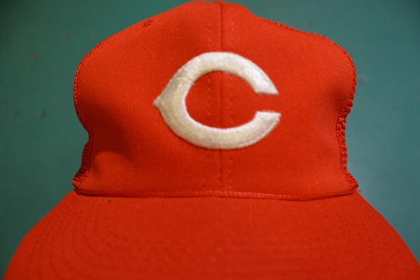 Cincinnati Reds Sports Specialties  80's Vintage Snapback Trucker Cap Starter Hat