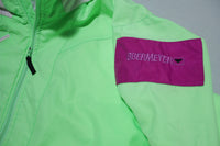 Obermeyer Vintage 90's Color Block Windbreaker Lined Ski Jacket With Hood
