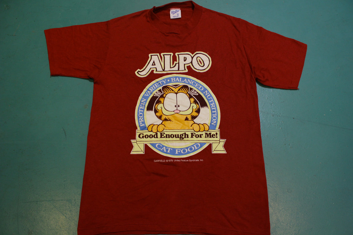 Alpo 1978 Vintage Deadstock Garfield Cat Food Single Stitch T-Shirt