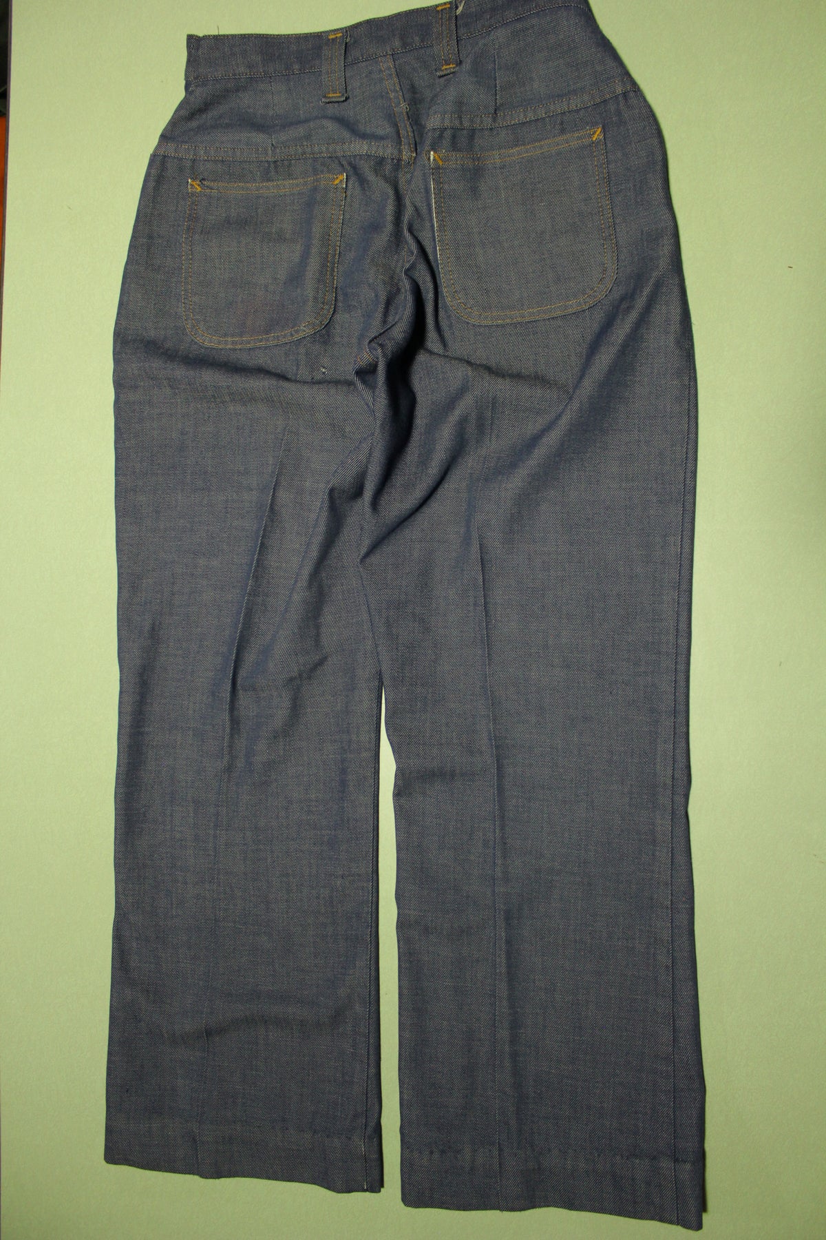 JC Penneys Vintage 70's Dark Wash Relaxed Fit Altered Waist Jeans