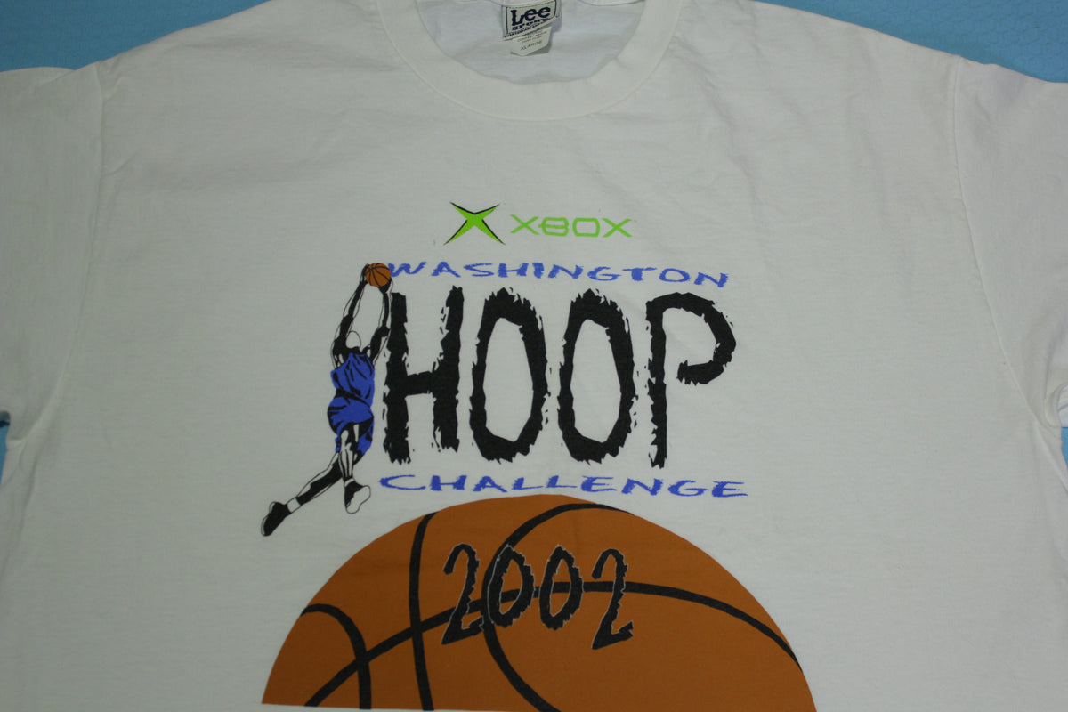 XBox 2002 Washington Hoop Challenge Vintage Y2k Lee Sport T-Shirt