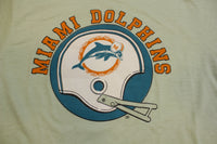 Miami Dolphins Vintage 80's Single Stitch USA Garan Deadstock T-Shirt