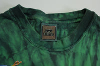 Habitat 1998 Vintage 90's Tie Dye Rainforest Frogs AOP Leavenworth T-Shirt