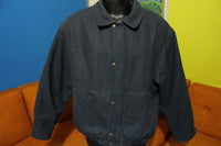 Pendleton Mens Bomber Snap Jacket Pure Virgin Wool XL Thinsulate 3m Lined