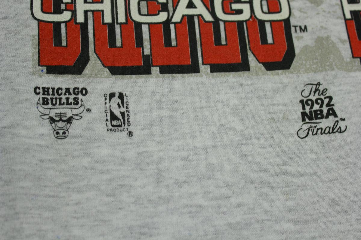Chicago Bulls Portland Blazers Vintage 1992 Finals Deadstock NBA 90s Jordan T-Shirt