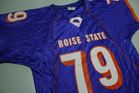 Boise State Vintage 90's Blue Orange Football Jersey 79 Made in USA