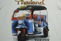Thailand Tuk Tuk Taxi  Cart 90's Vintage T-Shirt