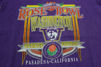 Washington Huskies Pac 10 Rose Bowl 1993  90's Vintage Logo 7  T-Shirt