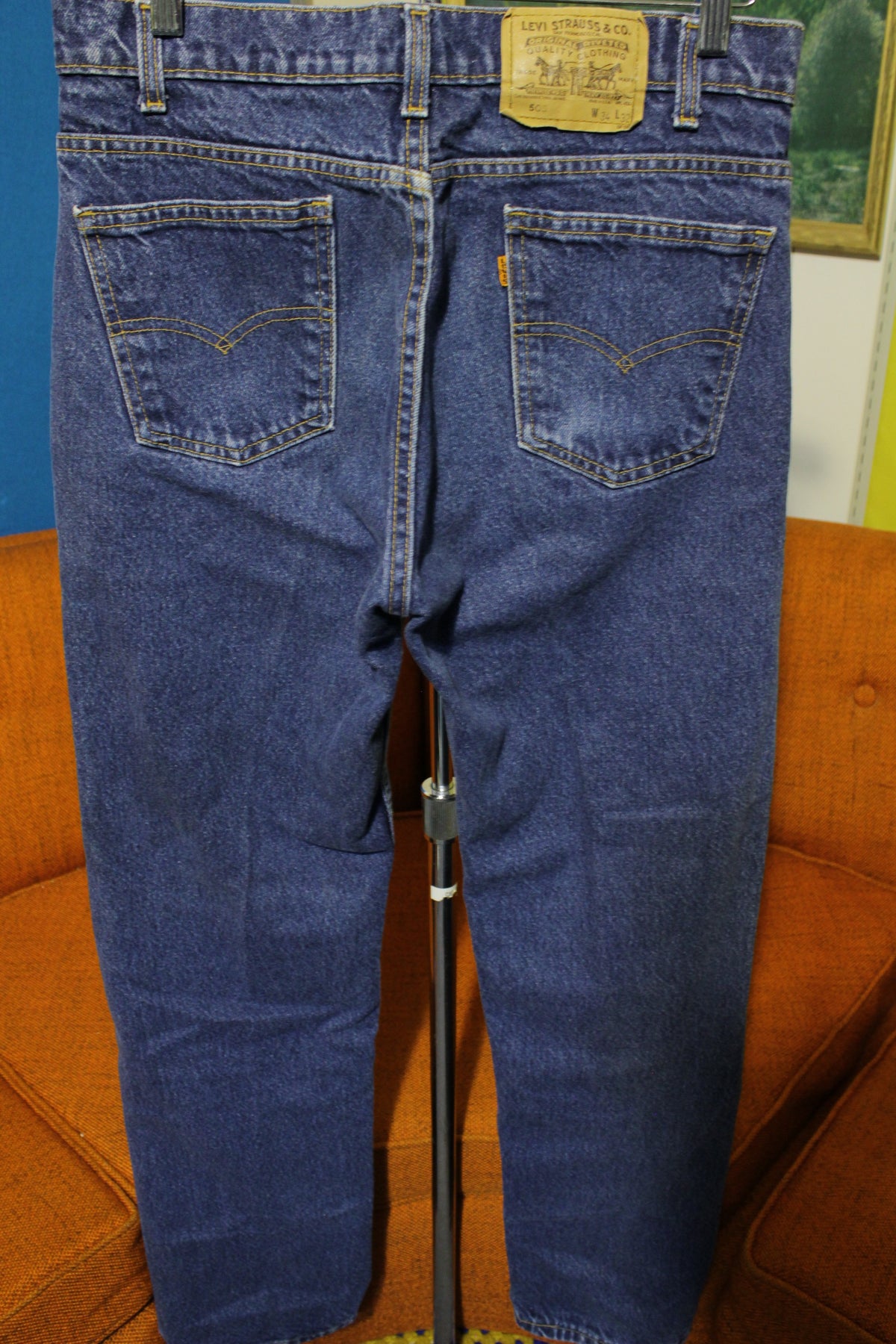 Heerlijk Kinderpaleis verder Levis Vintage 80's Faded 505 Orange Tab USA 32 x 31 Jeans. Regular Fit –  thefuzzyfelt