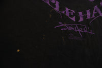Purple Haze Jimi Hendrix 2007 Black Authentic Zion Rootswear Band T-Shirt