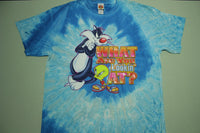 Sylvester Tweety What You Looking At Vintage 90's Looney Tunes WB Cartoon T-Shirt