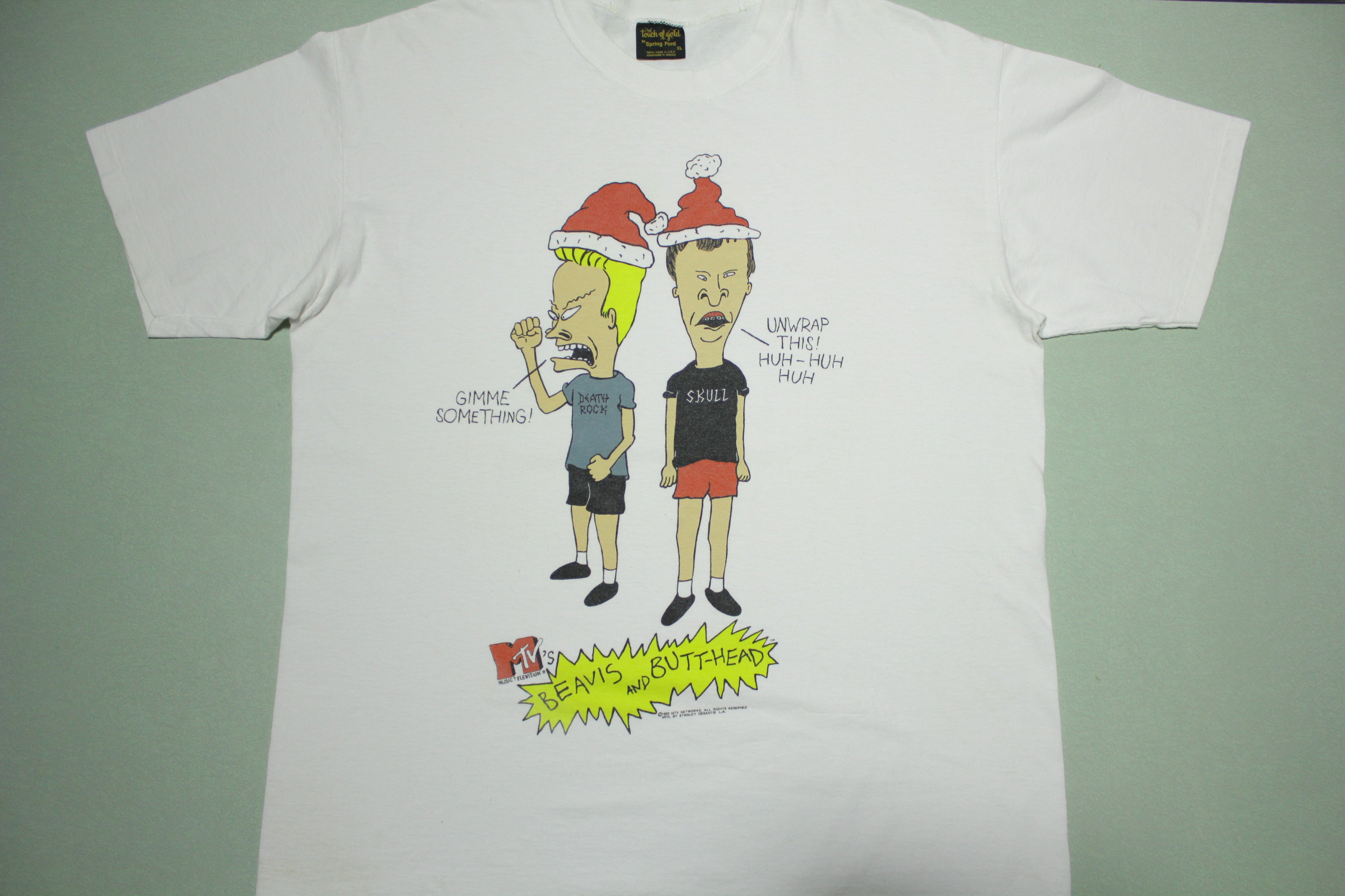 Beavis & Butthead MTV Vintage 1993 Stanley Desantis 90's Movie