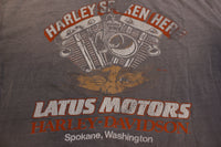 Harley Davidson Motorcycles The Early Days Hanes USA Vintage 80's Single Stitch T-Shirt