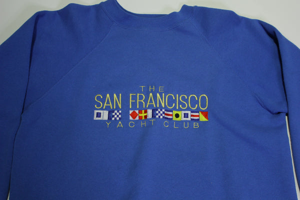 San Francisco Yacht Club Vintage 90's Tourist Crew Neck Sweatshirt