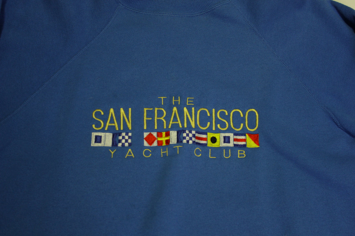 San Francisco Yacht Club Vintage 90's Tourist Crew Neck Sweatshirt