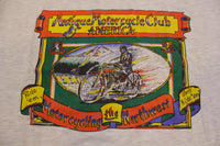 Motorcycling the Northwest Antique Club Hanes USA Vintage 80's Single Stitch T-Shirt