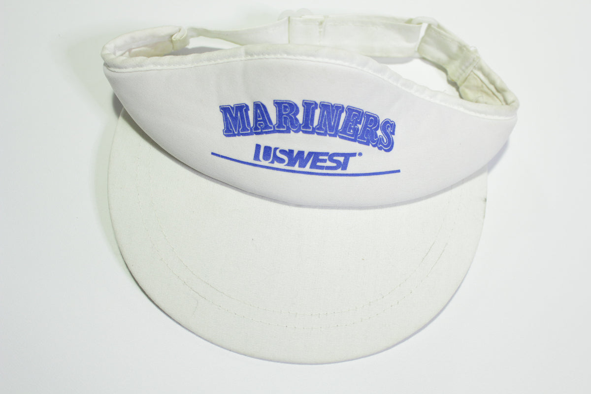 Seattle Mariners Baseball USWest Game Giveaway Vintage 90s Adjustable Back Visor Hat