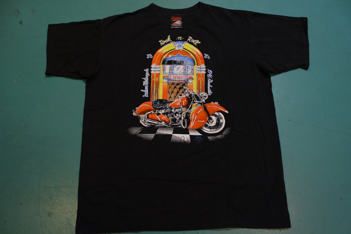 Indian Motorcycle 1946 Roadmaster 1993 Vintage 90's Single Stitch USA T-Shirt