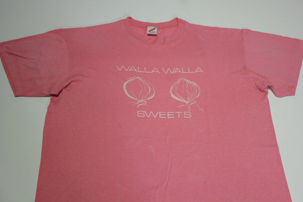 Walla Walla Sweets Vintage 80's Onions Vegetable Food T-Shirt