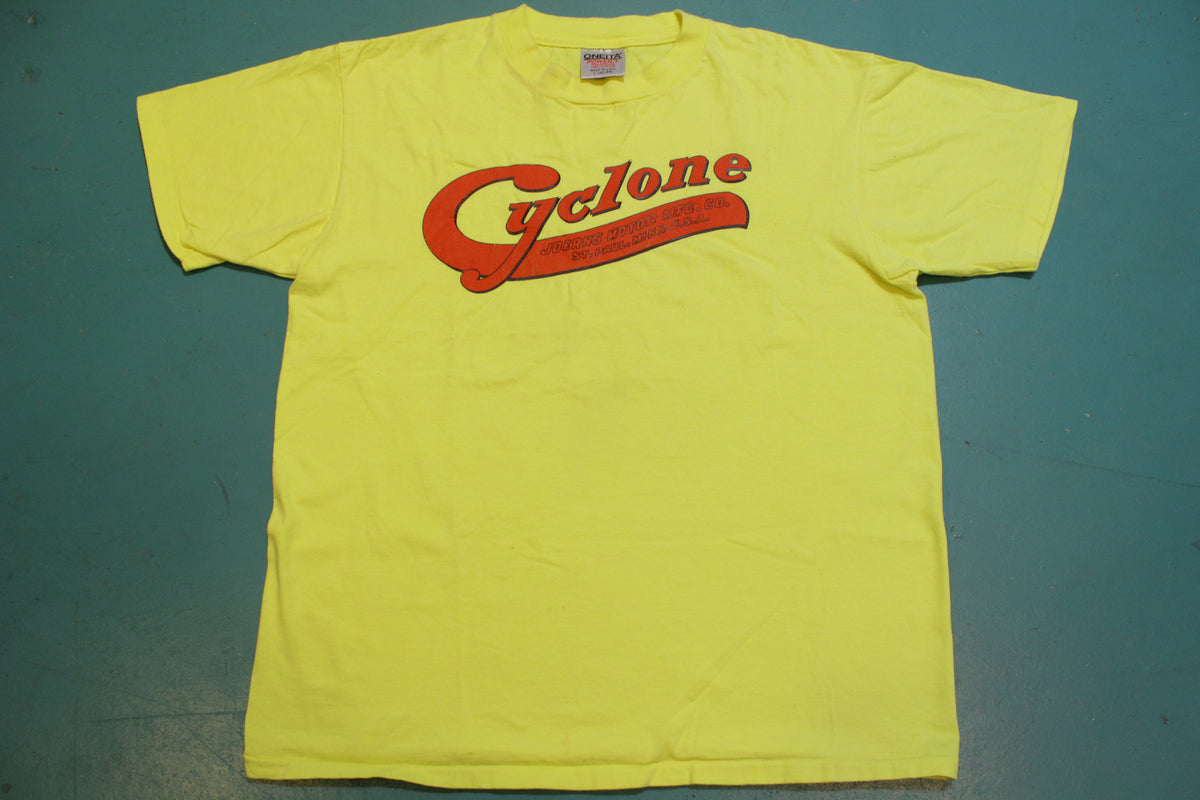 Cyclone Joerns Motor St Paul Minn Vintage 90's Single Stitch USA T-Shirt