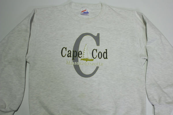 Cape Cod Massachusetts Vintage 80's Tourist Crewneck Sweatshirt