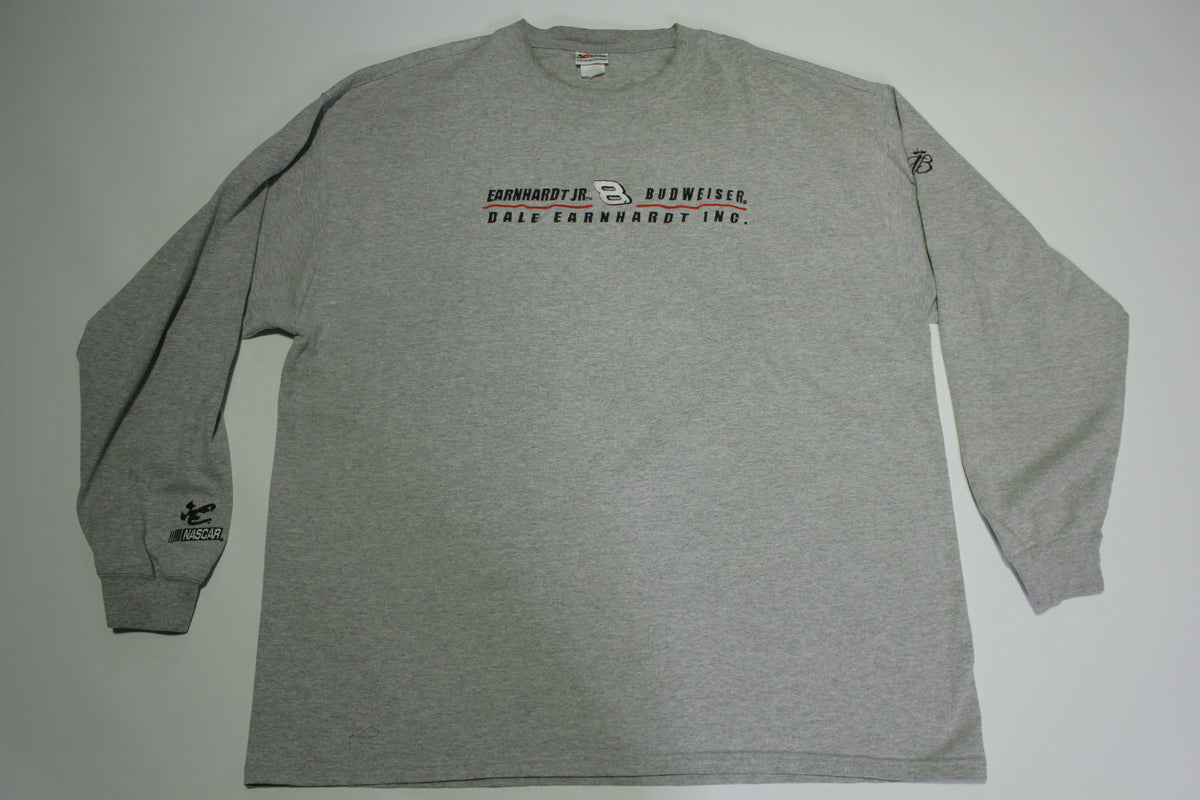 Dale Earnhardt Jr Inc # 8 Budweiser Y2K Chase Authentics Nascar Long Sleeve T-Shirt