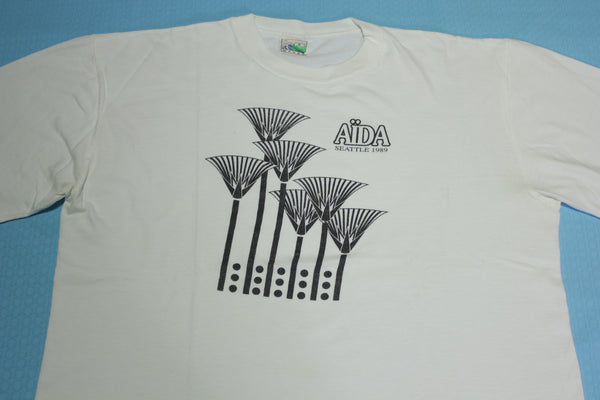 Aida Seattle 1989 Vintage 80's International Opera Show T-Shirt
