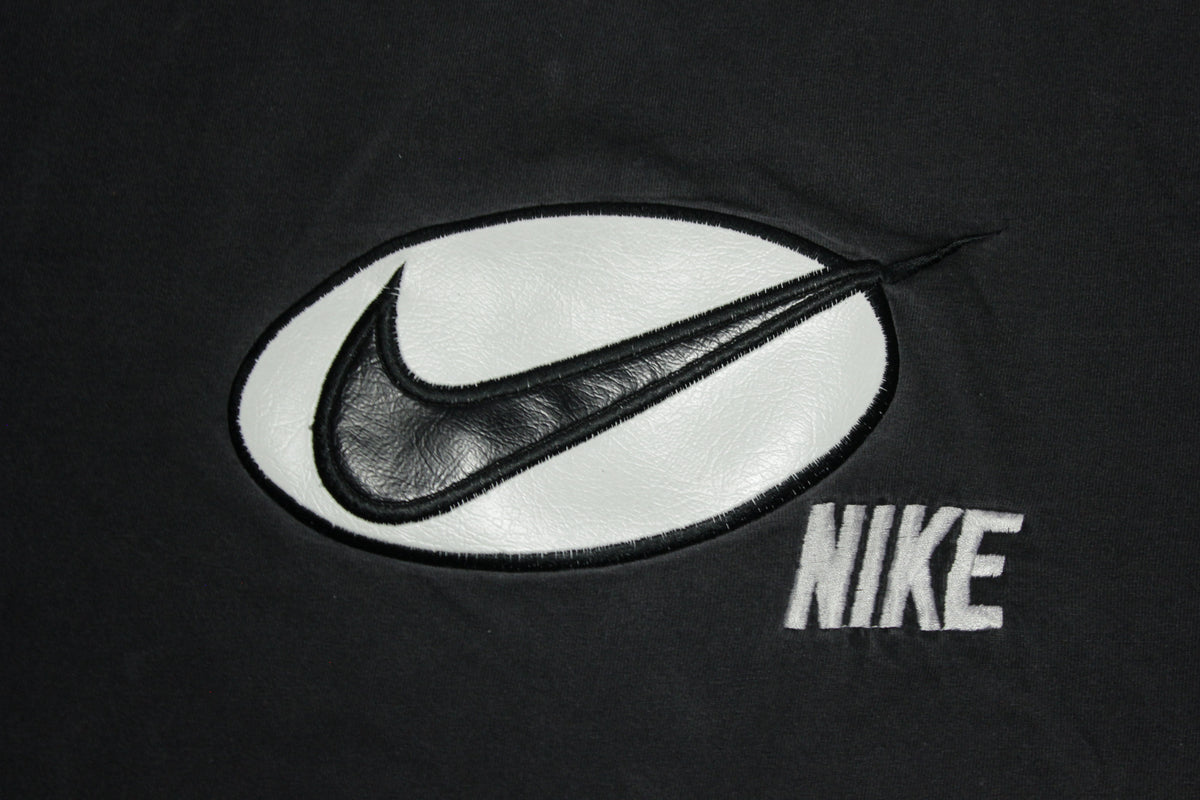 Nike Leather Swoosh Patch Vintage 90's Embroidered Made in USA Single –  thefuzzyfelt