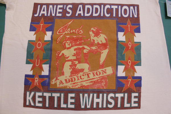 Jane's Addiction Kettle Whistle 1997 New York Chicago Vintage 90s Tour T-Shirt
