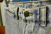 Gitano PS Jeans High Waist Acid Wash Sz 27x26 Long Vtg 80s Tapered Leg Mom