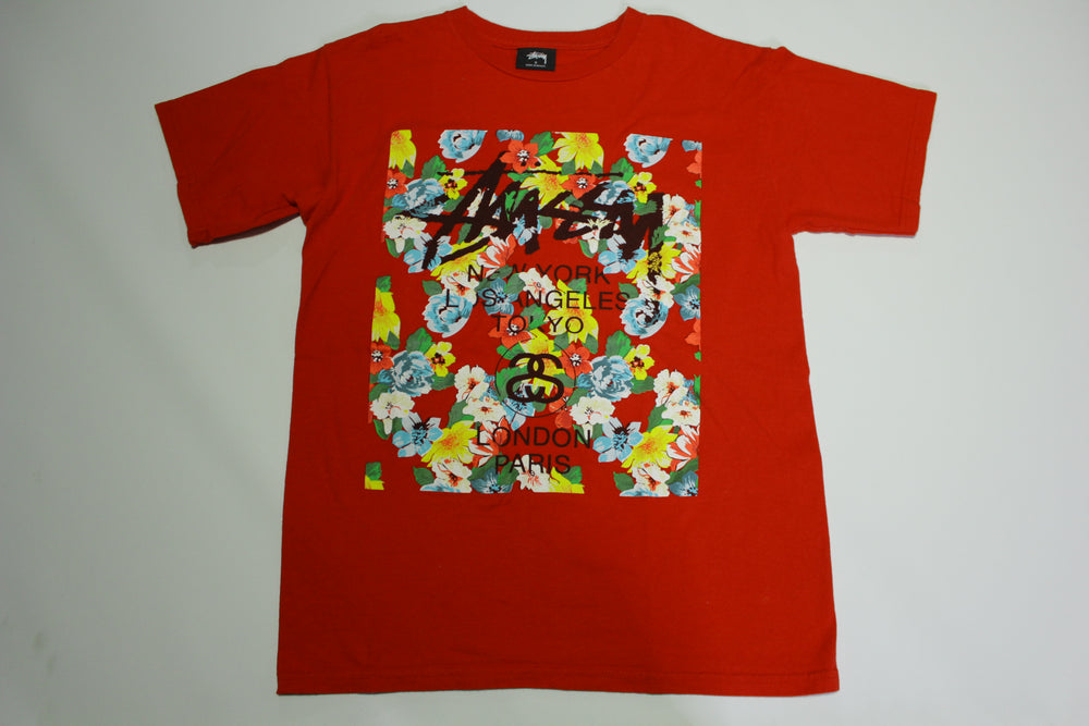 Stussy New York Los Angeles Tokyo London Paris Streetwear T-Shirt –  thefuzzyfelt