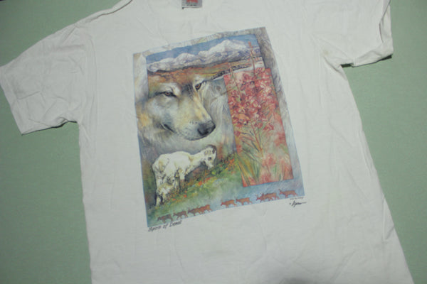 Spirit of Denali Wolf Prairie 90's Deadstock Tourist T-Shirt