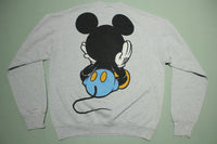 Mickey Mouse Front and Back Side Double Up Vintage 90's USA Crewneck Sweatshirt