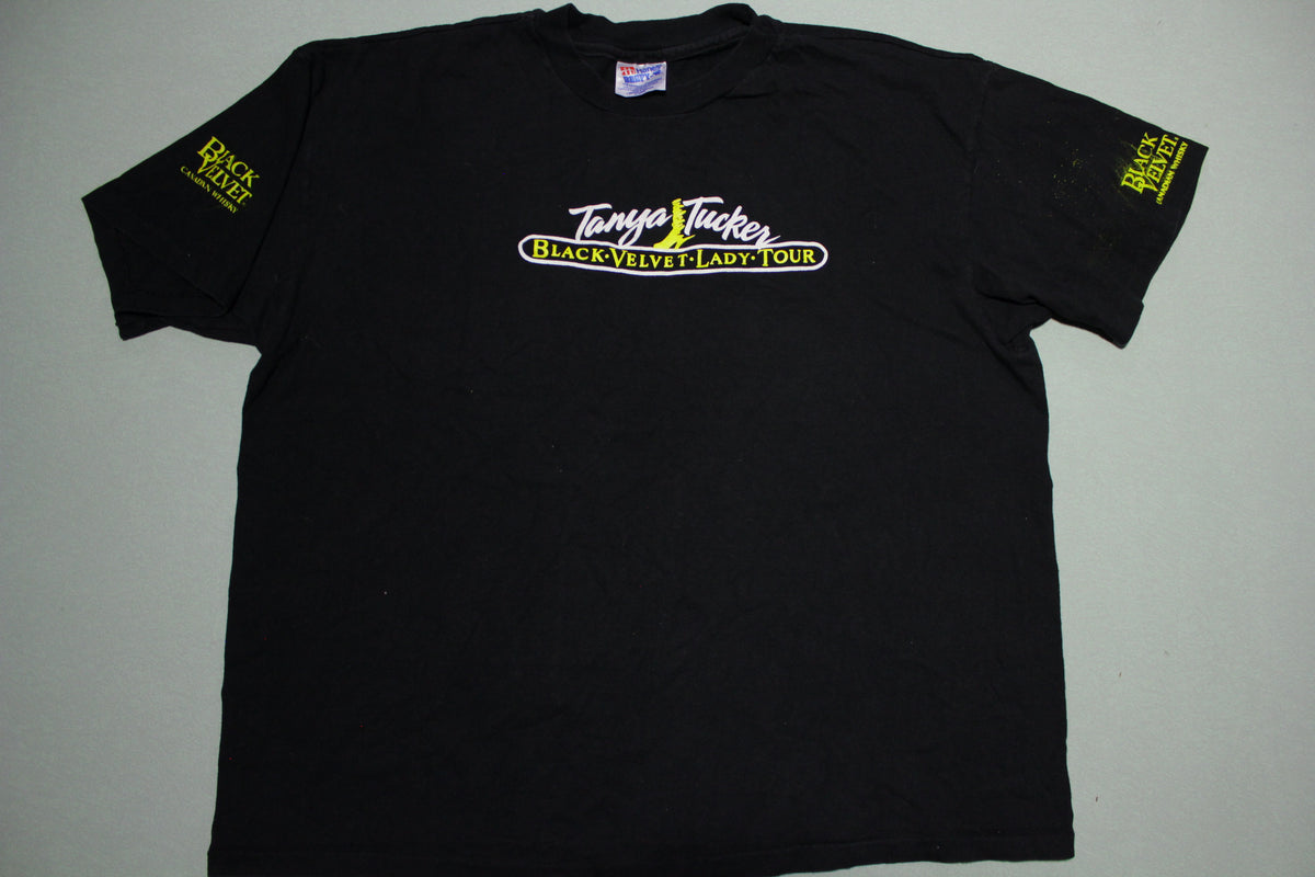 Tanya Tucker Black Velvet Lady Tour 1993 Vintage 90's Country T-Shirt