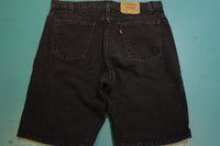 Levis 550 Vintage 80's Black Jean Shorts