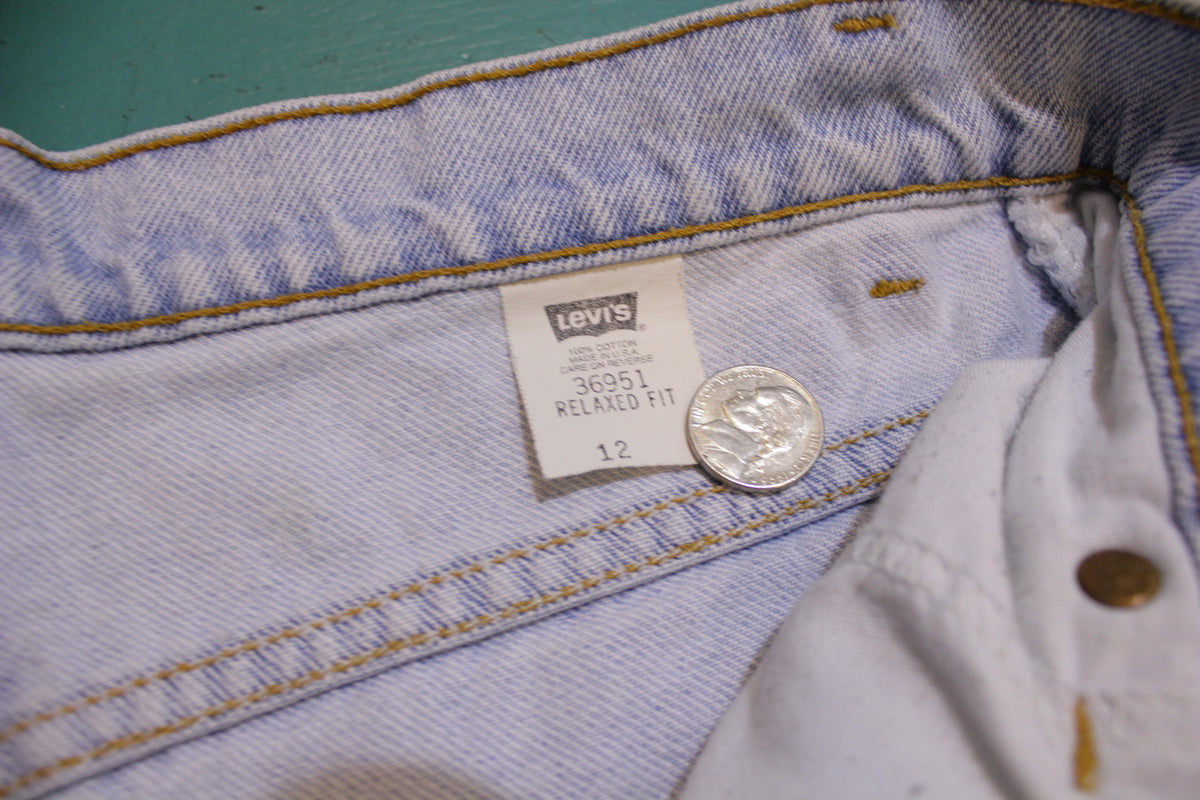 Levis 36951 Vintage 90's Blue Denim Jean Shorts